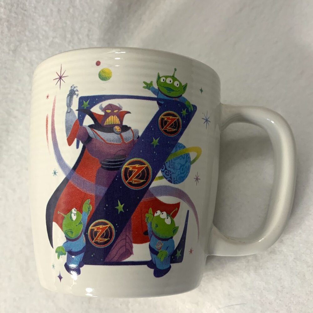 Disney Parks ABC Collection Coffee Mug Letter Z is for Zurg from Toy Story NWT